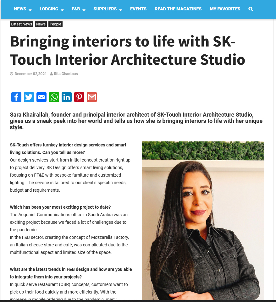 Bringing interiors to life with SK-Touch Interior Architecture Studio